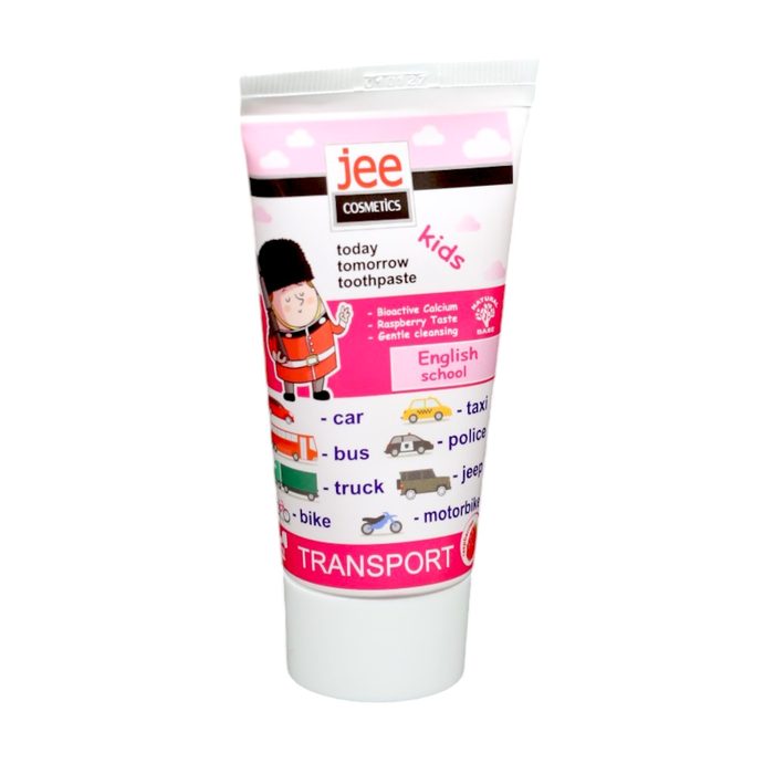 JEE COSMETICS дитяча зубна паста "Транспорт" 50 мл